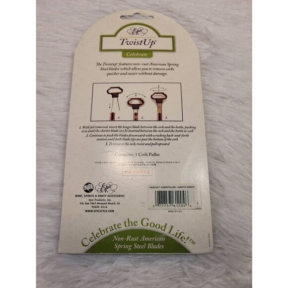 Epic Twist Up Corkpuller- NIP - Picture 4 of 4